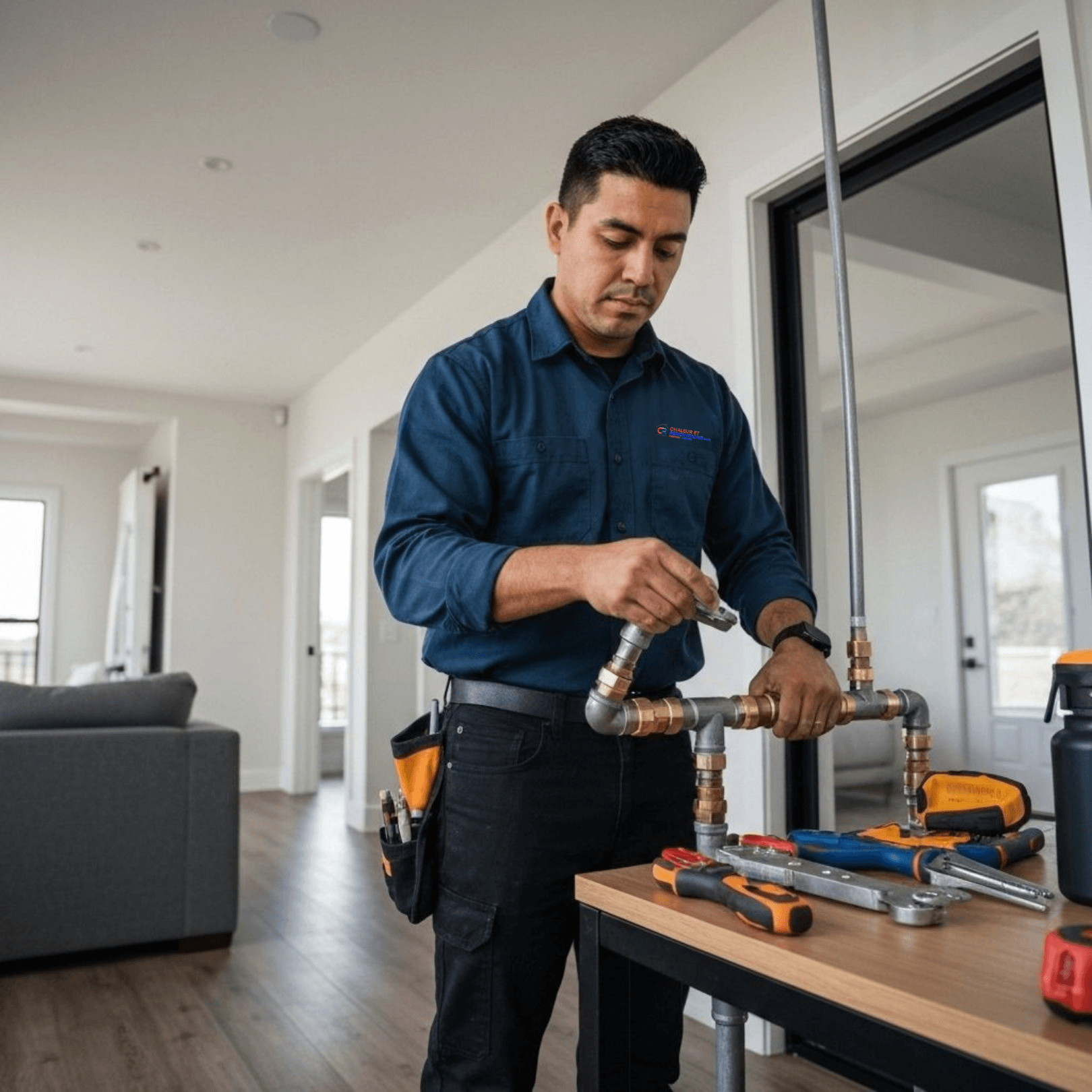 Installation professionnelle de systèmes de chauffage et sanitaires