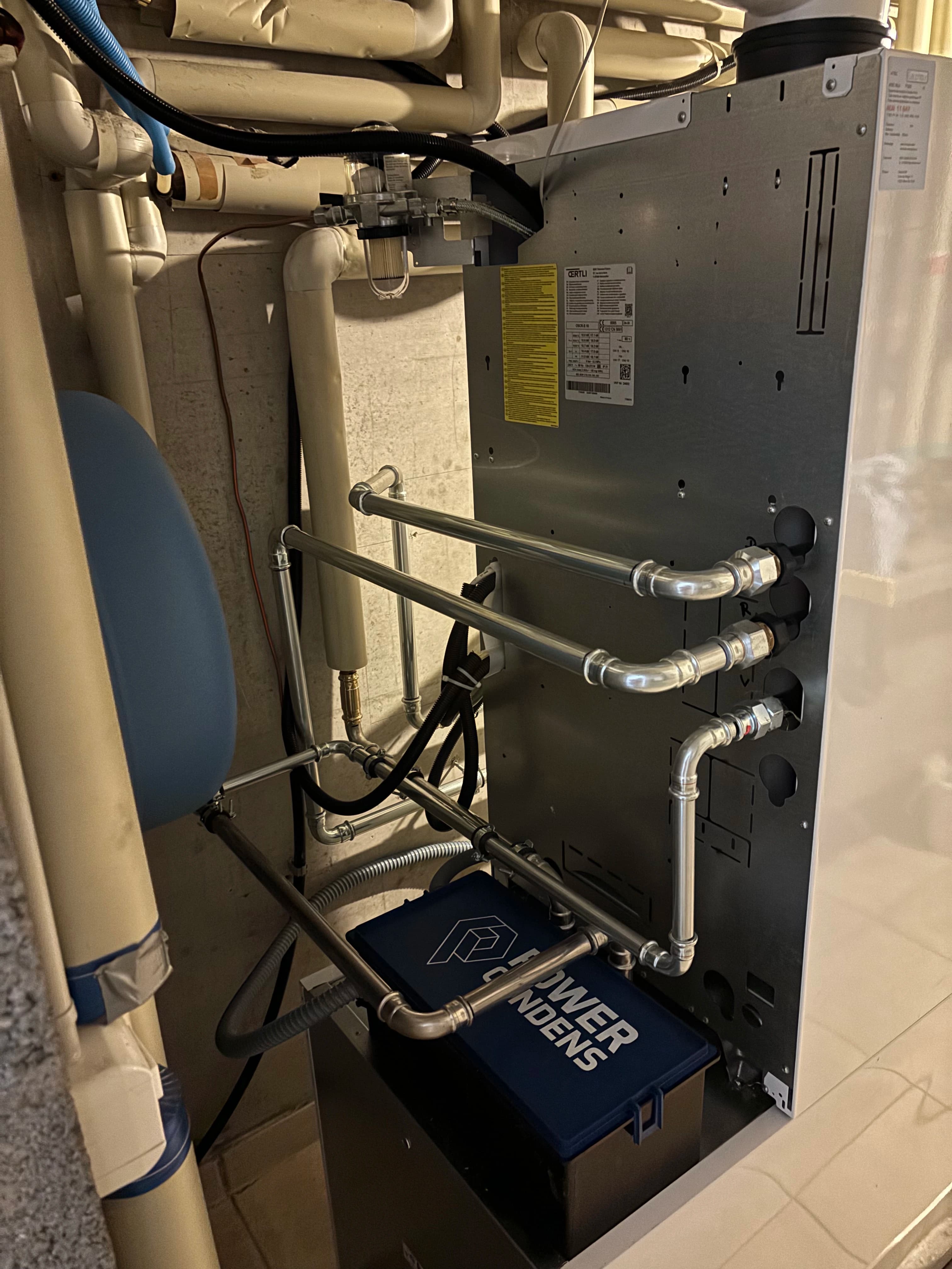 Installation de chauffage centrale