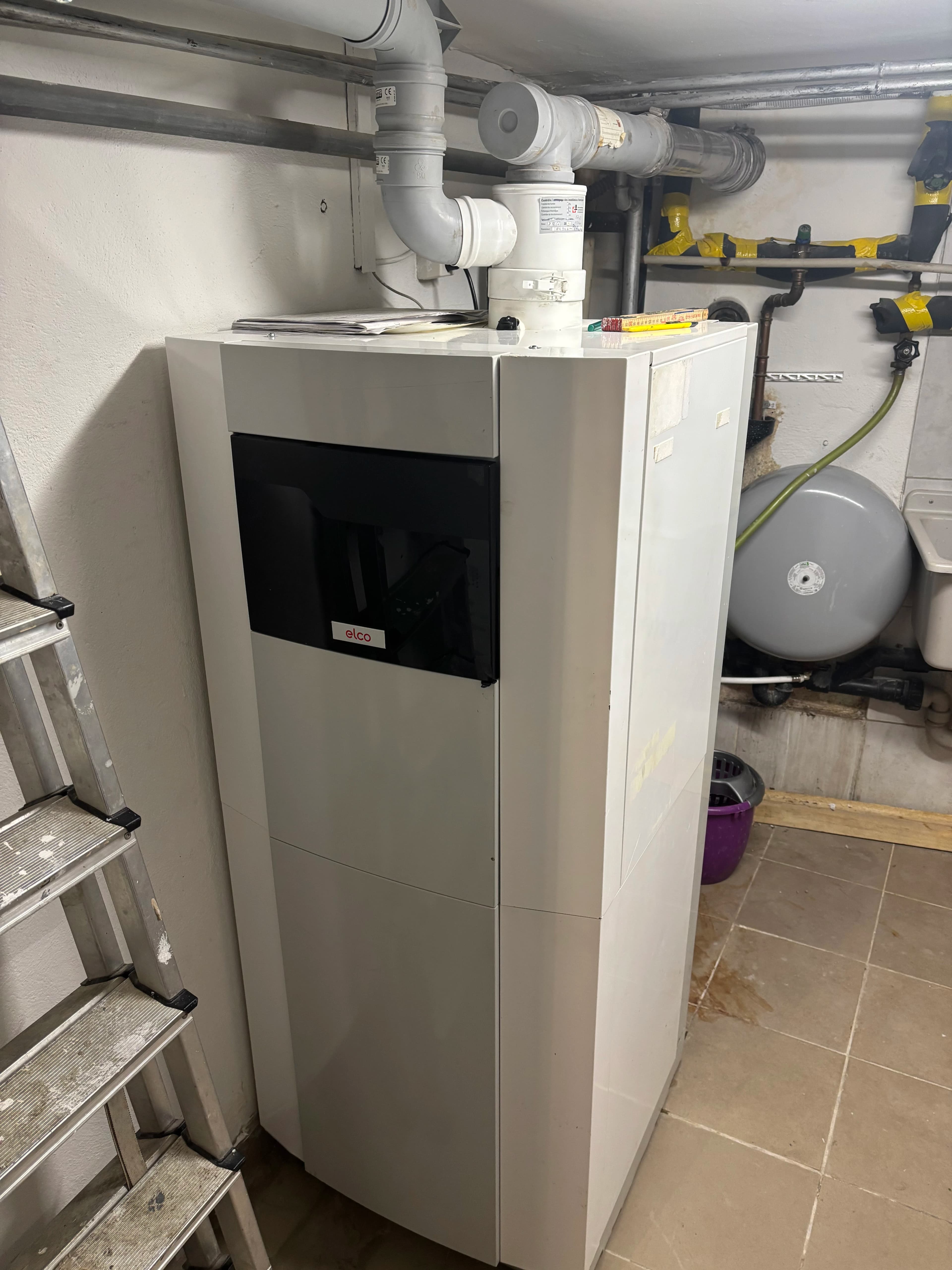 Installation de chauffage centrale