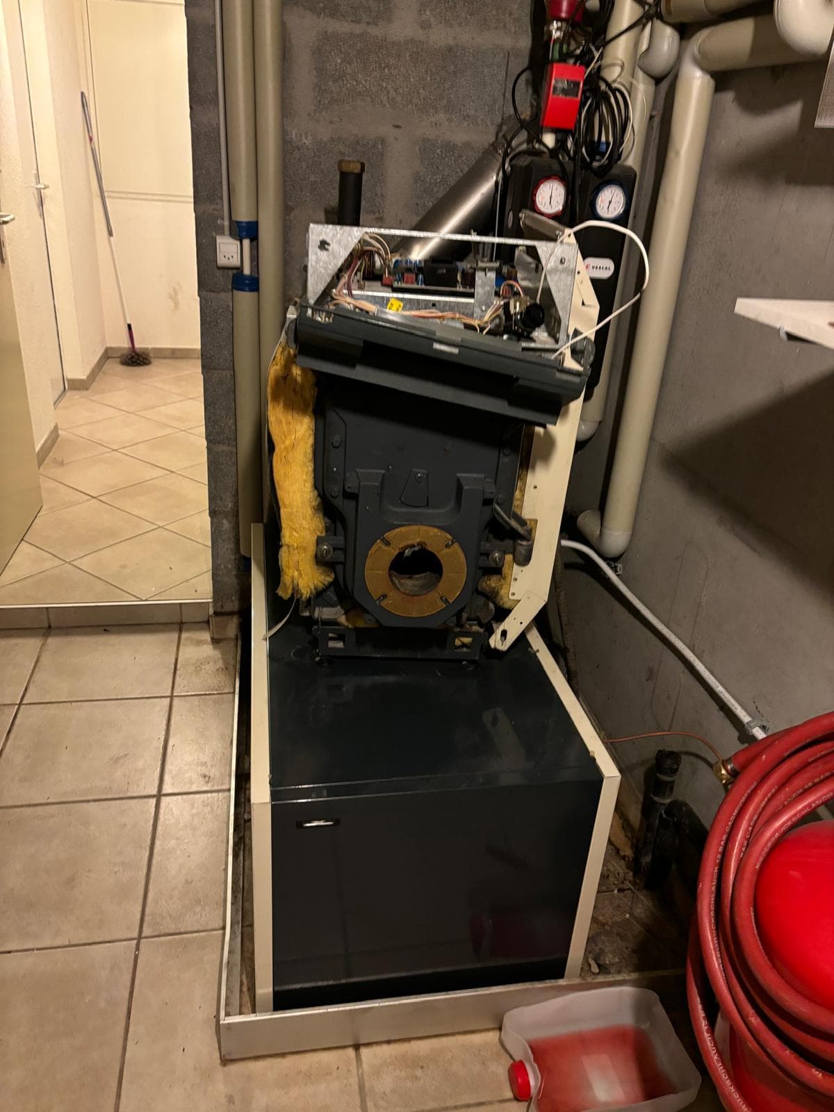 Installation de chauffage centrale