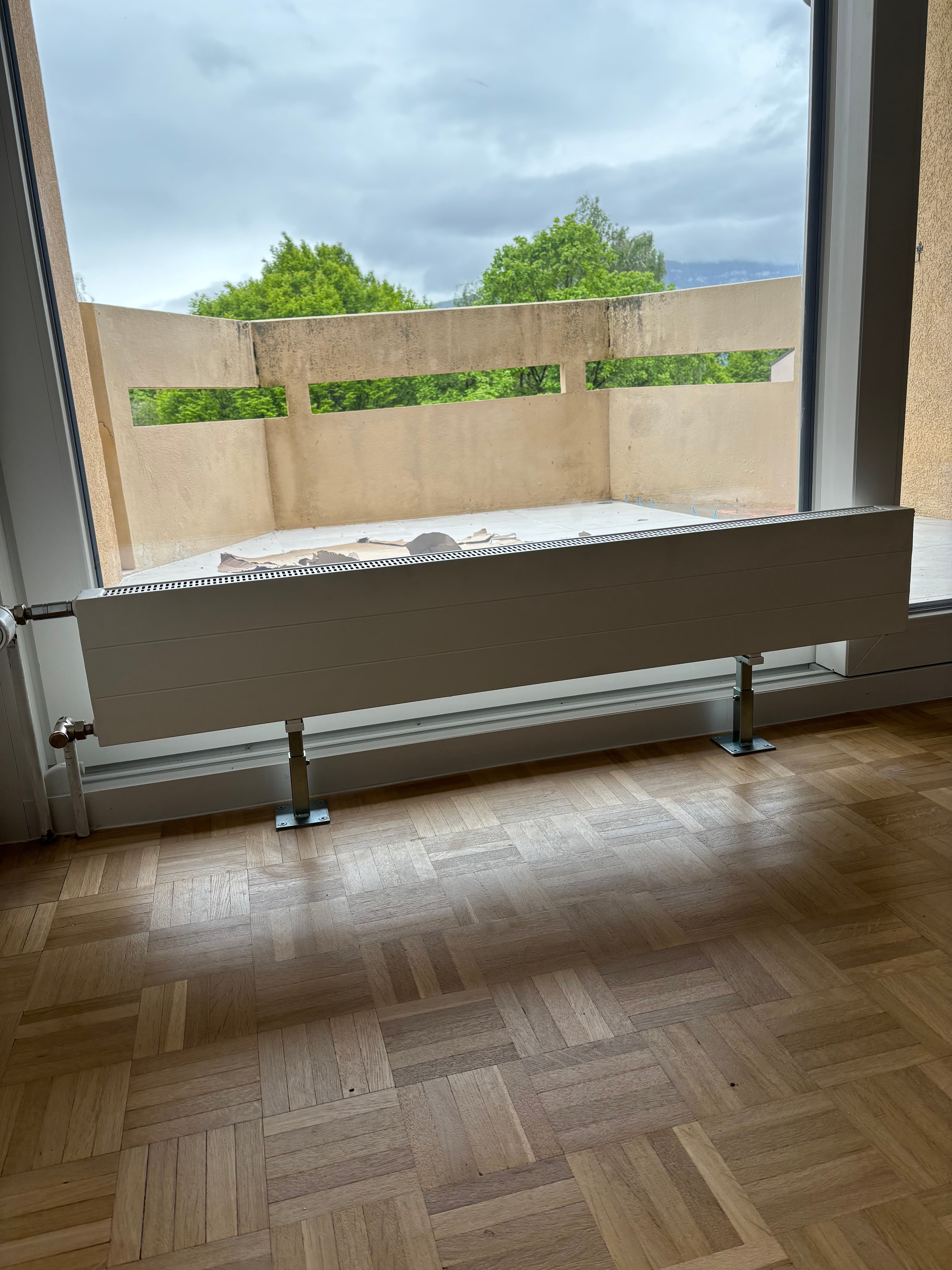 Installation de radiateurs